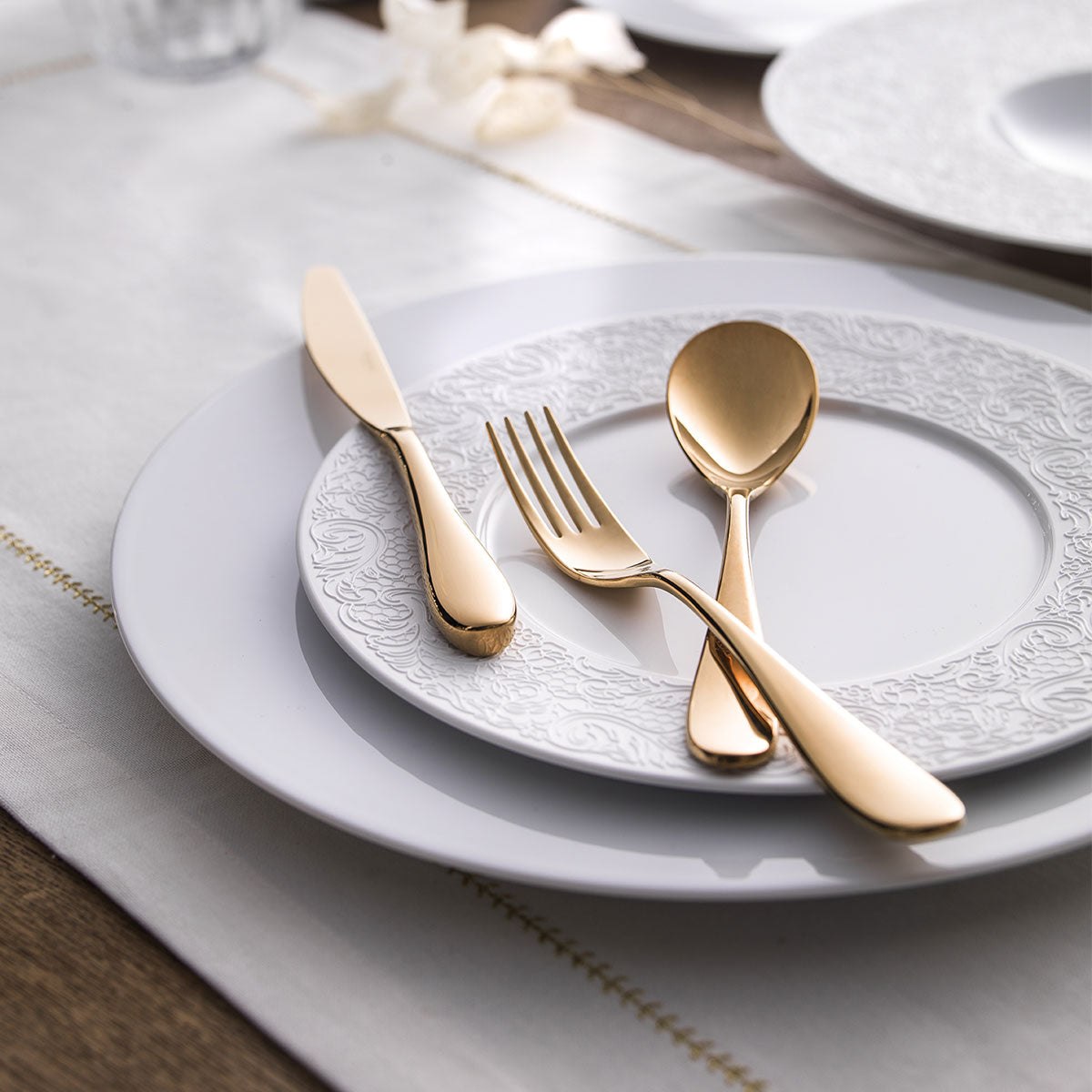 Image du produit: ONDE GOLD FINISH Table knife