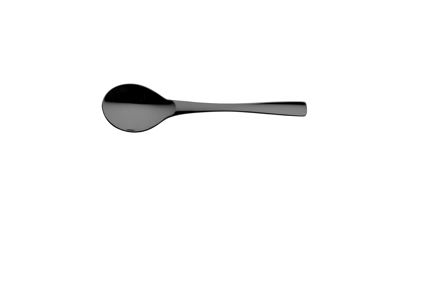 Image du produit: XY BLACK MIRROR FINISH Round soup spoon