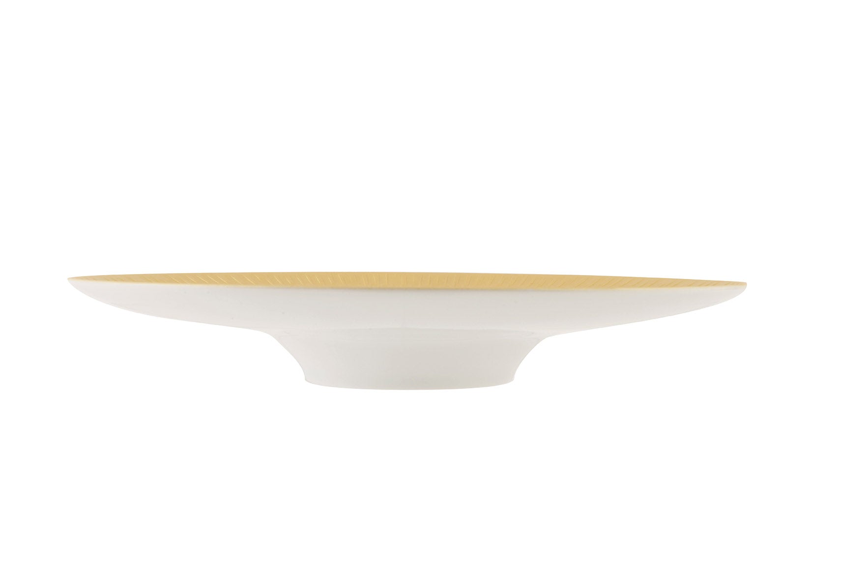 Image du produit: BOREAL SATIN GOLD COLOR Oval gourmet plate 30 x 26 cm