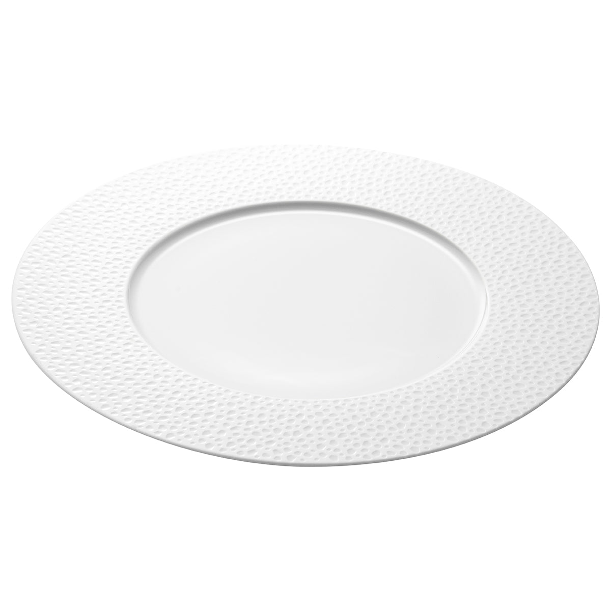 Image du produit: PERLES DE ROSEE BLANCHES Presentation plate 32 cm