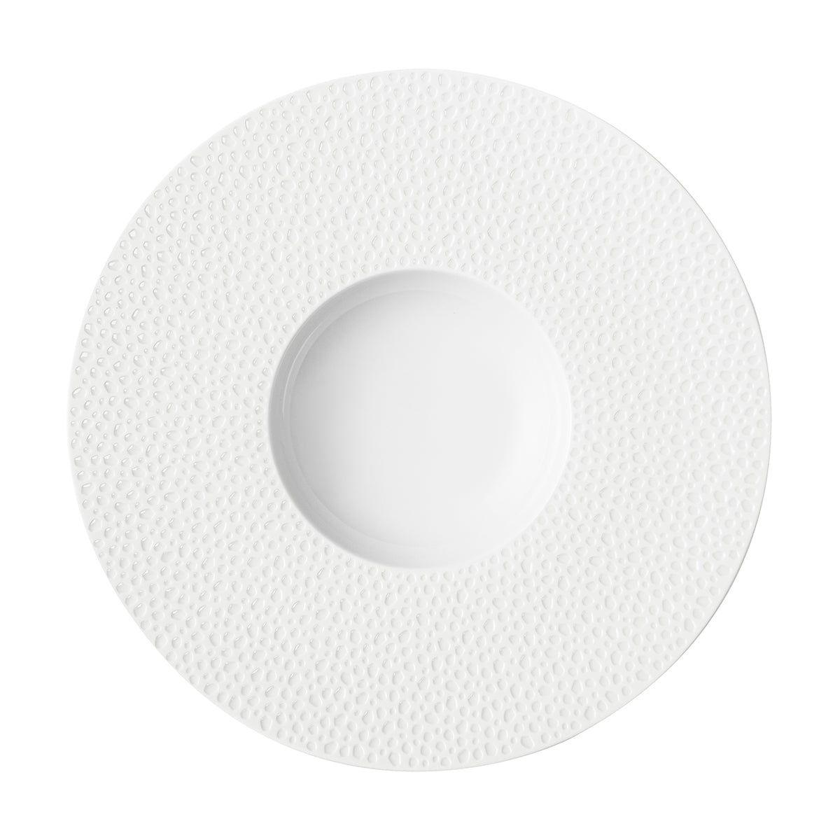 Image du produit: PERLES DE ROSEE BLANCHES Small bowl gourmet plate 27.9 cm