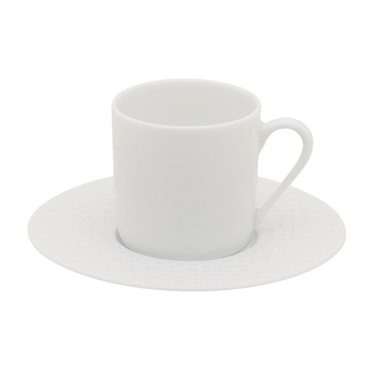 PERLES DE ROSEE BLANCHES Coffee/expresso saucer 12,6 cm