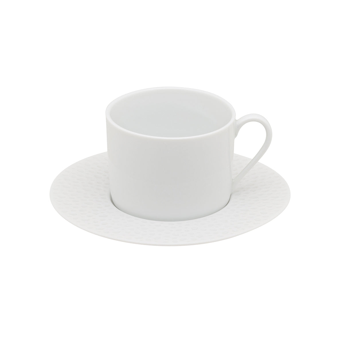 PERLES DE ROSEE BLANCHES Tea/coffee saucer 15,8 cm