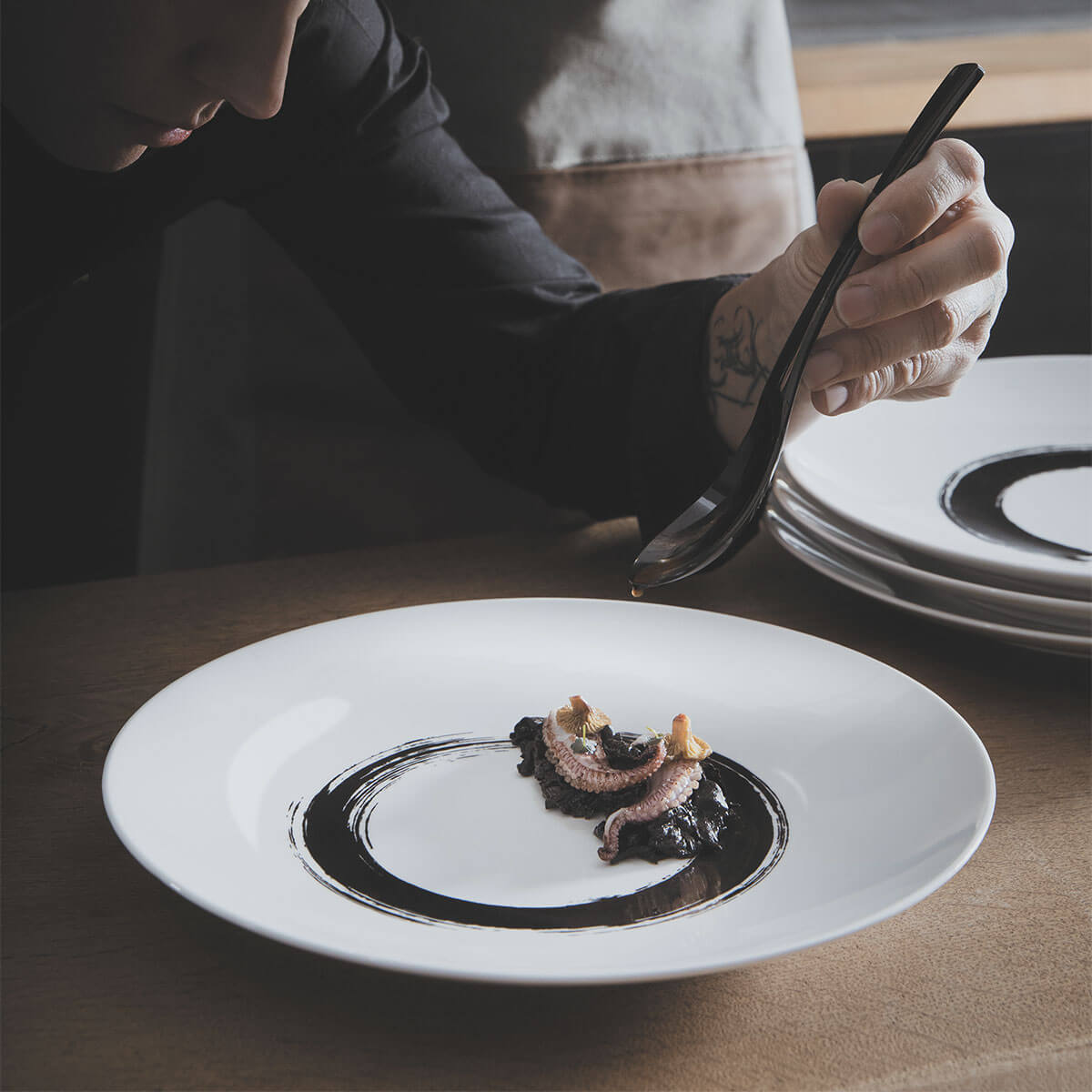 XY BLACK MIRROR FINISH Table fork