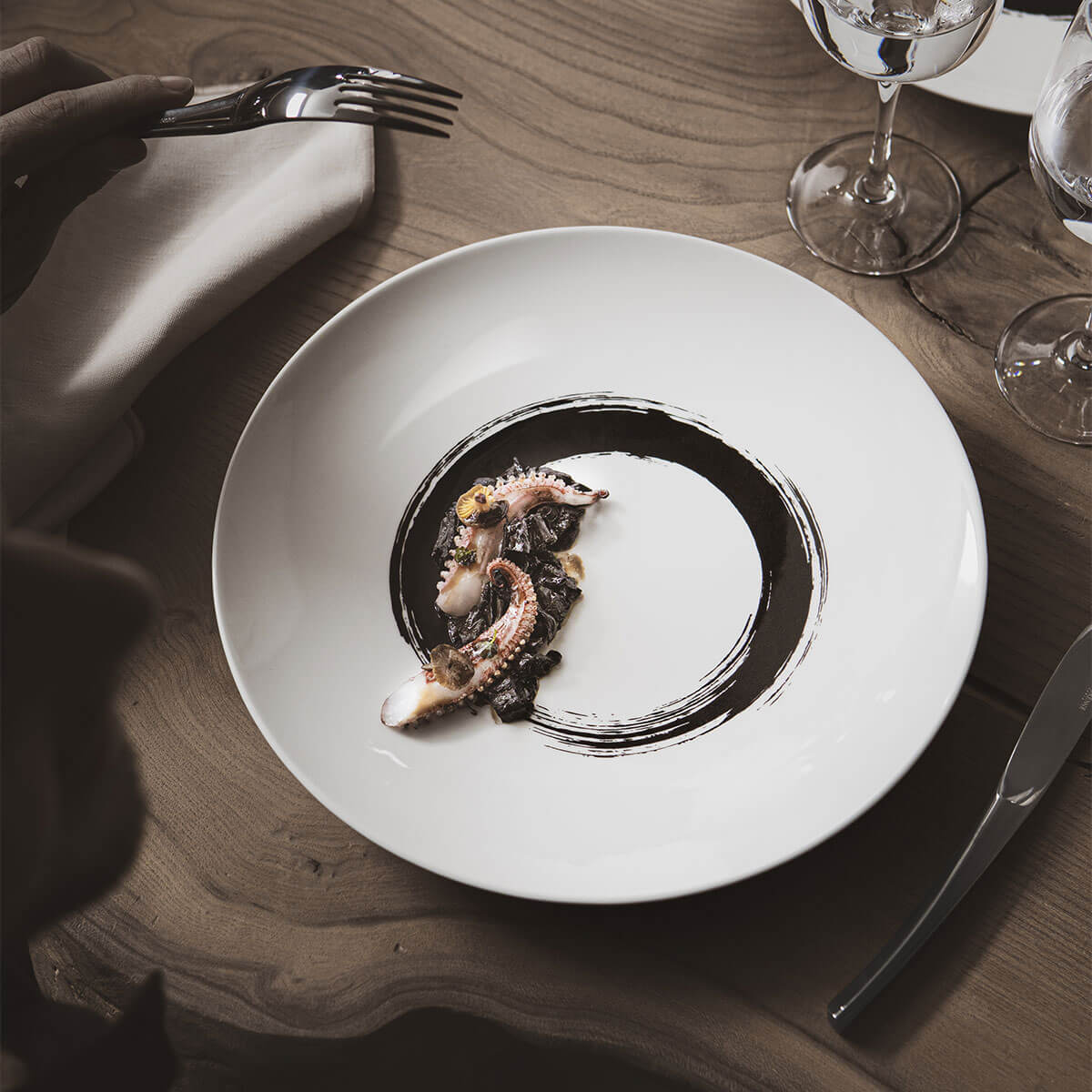 MODULO ARTY CREATION WHITE Dessert plate 20 cm