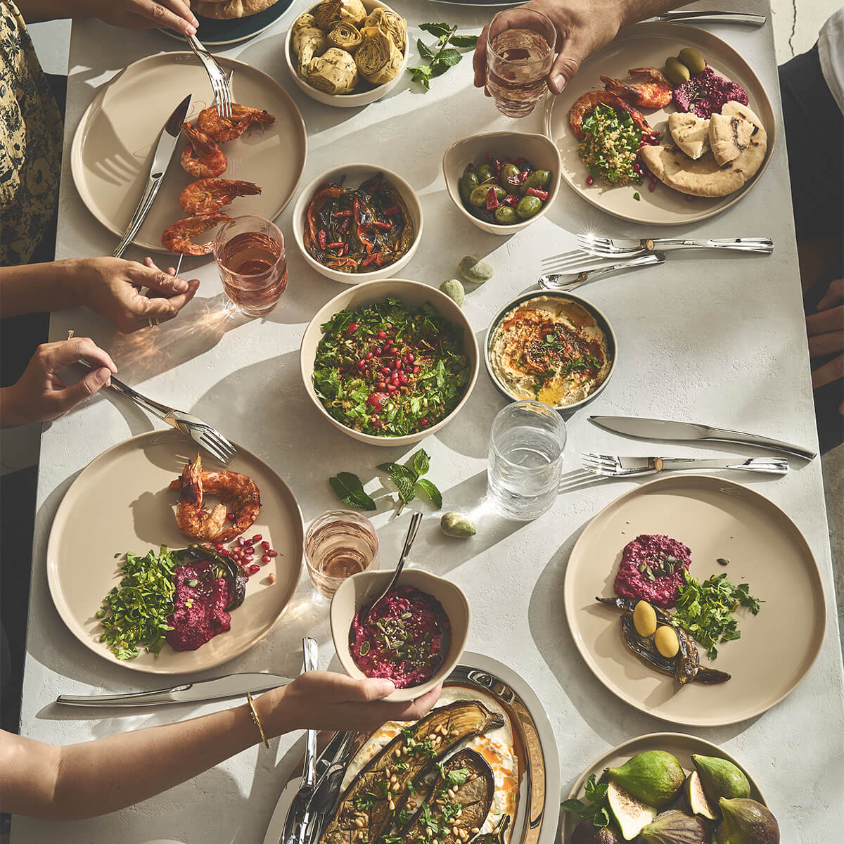 BRUME SAND Plate 26 cm