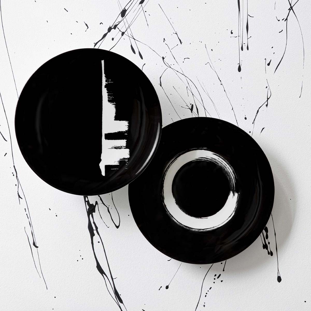 MODULO ARTY CREATION BLACK Dessert plate 20 cm