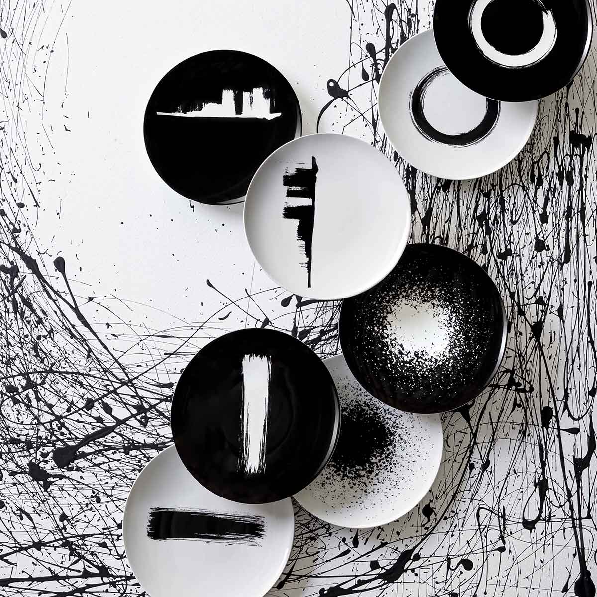 Image du produit: MODULO BLACK ARTY CREATION Plate 29 cm