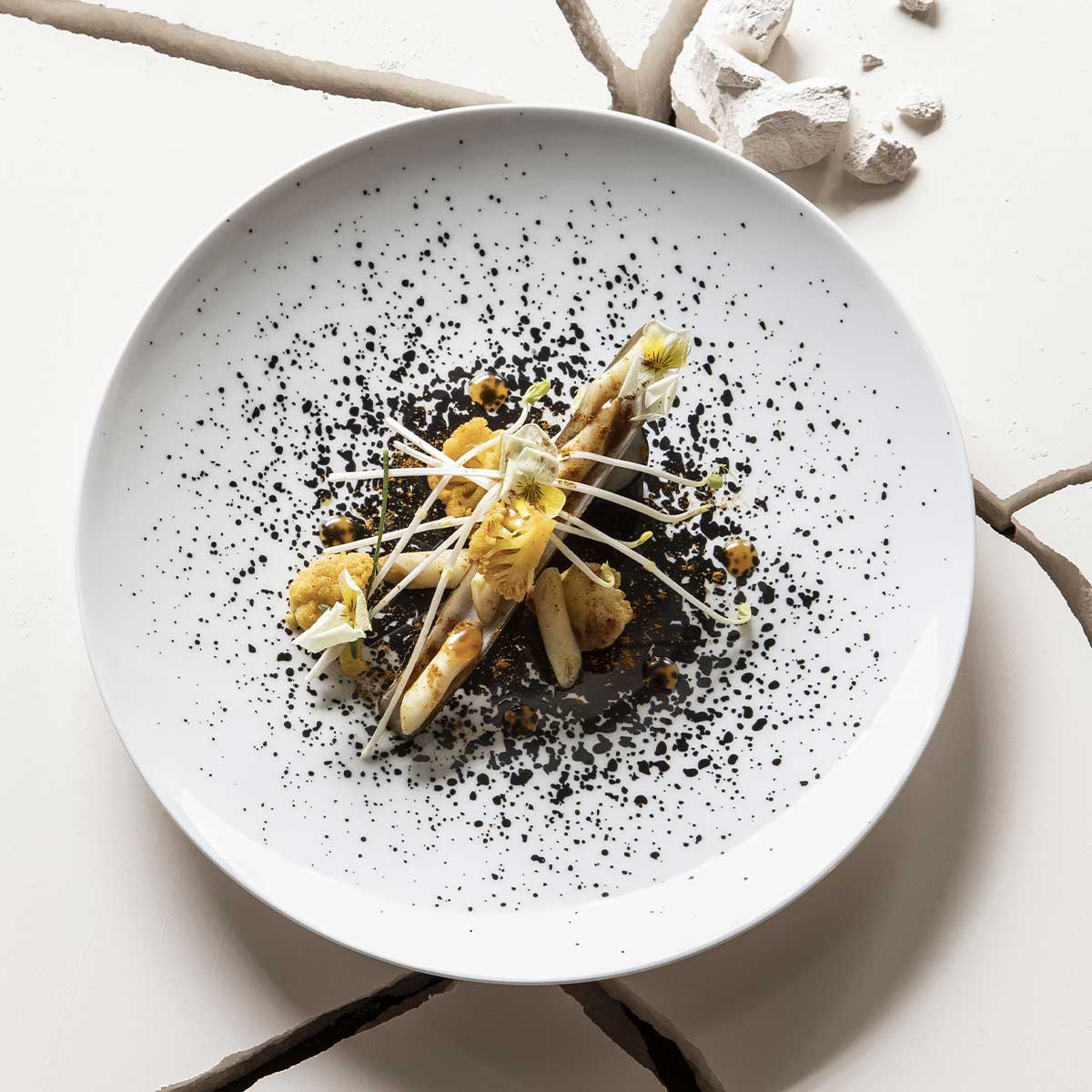 Image du produit: MODULO ARTY CREATION WHITE Dessert plate 20 cm