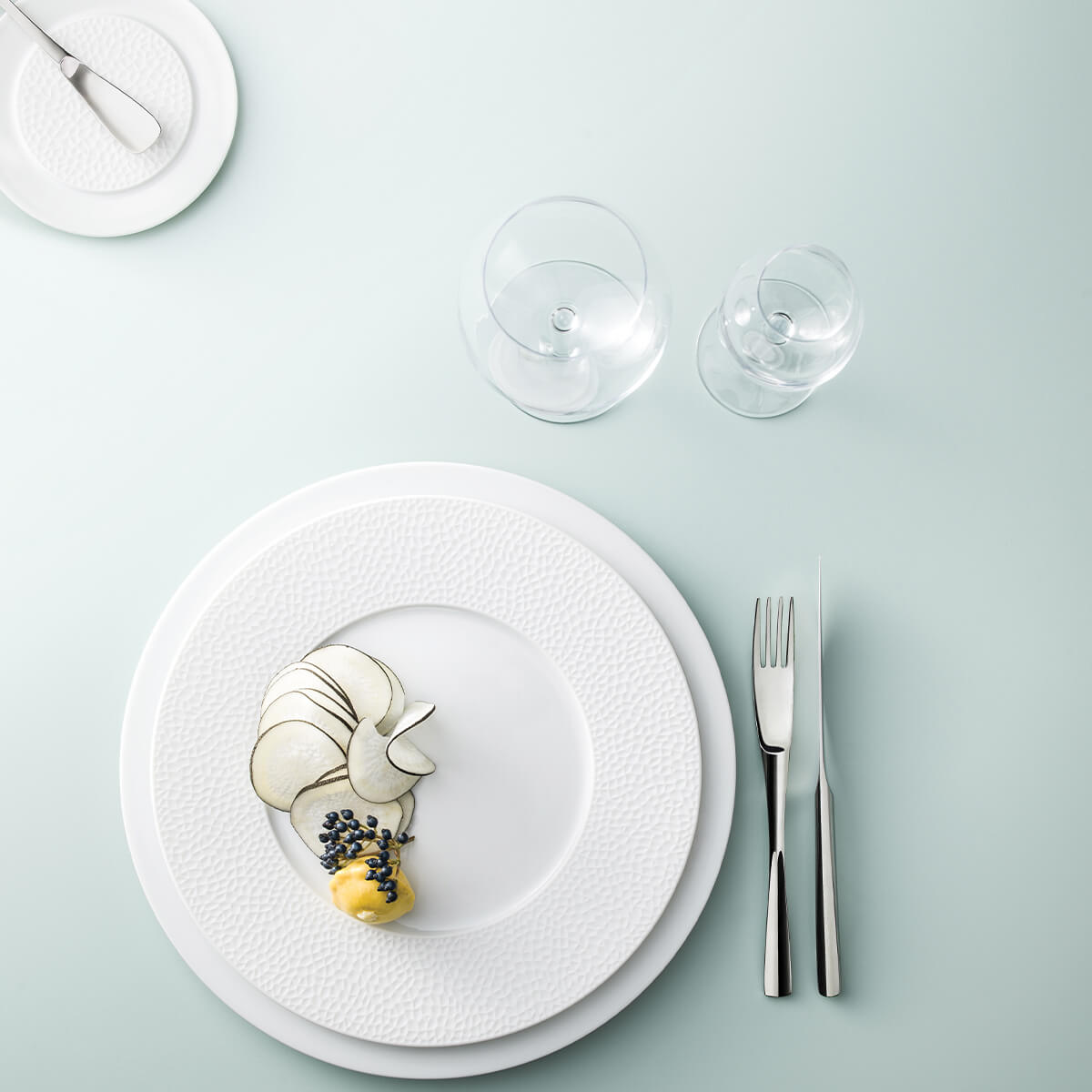 COLLECTION L FRAGMENT WHITE Plate 27.9 cm