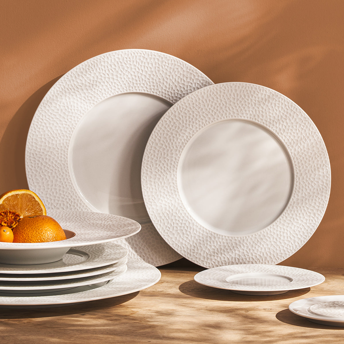 Image du produit: COLLECTION L FRAGMENT WHITE Dessert plate 24 cm