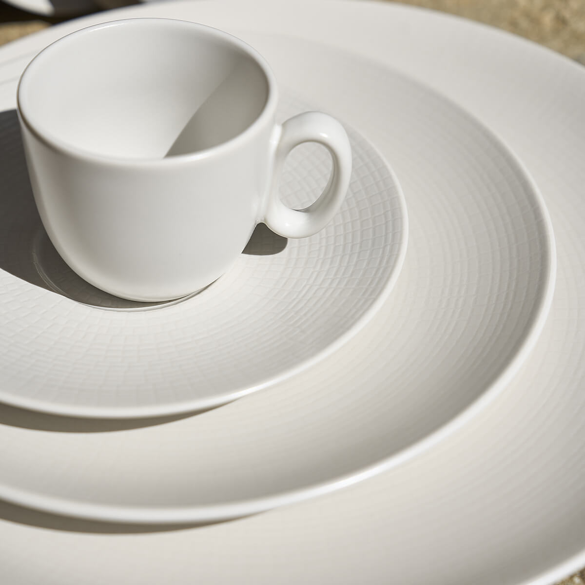 MODULO NATURE KAOLIN Tea/coffee cup 25 cl