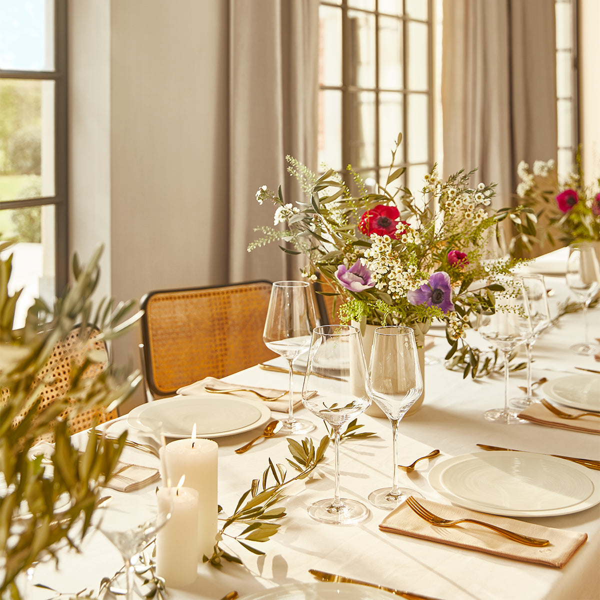 ONDE GOLD FINISH Table fork