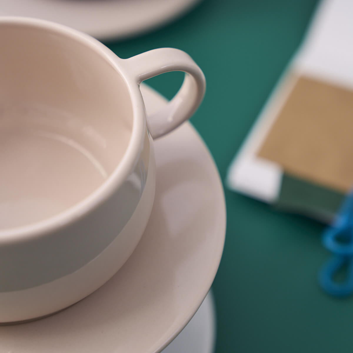 CAFETERIE EMPILEO NUDE PINK Saucer 15 cm