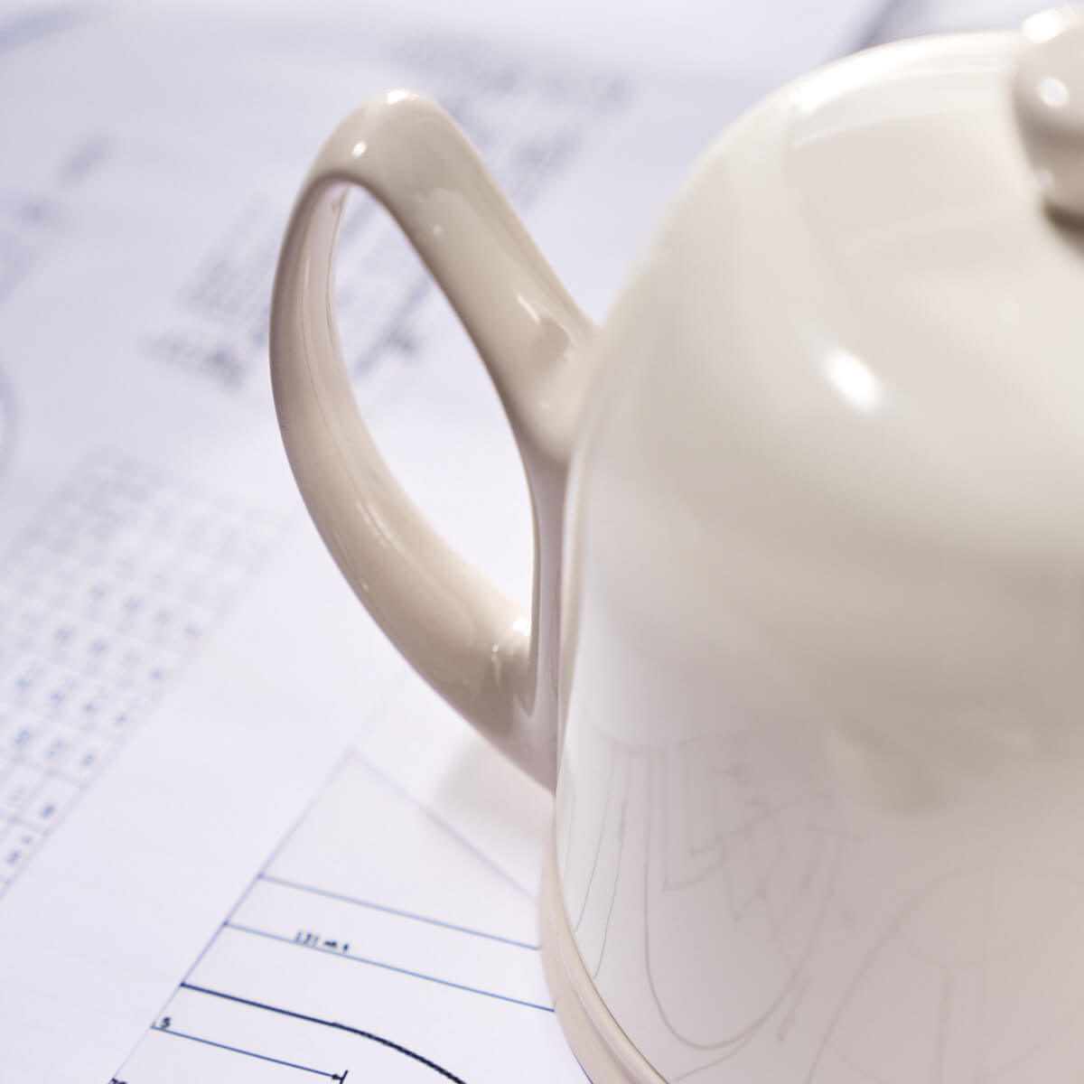 SALAM MONOCHROME Tea pot 4 cups nude pink bell