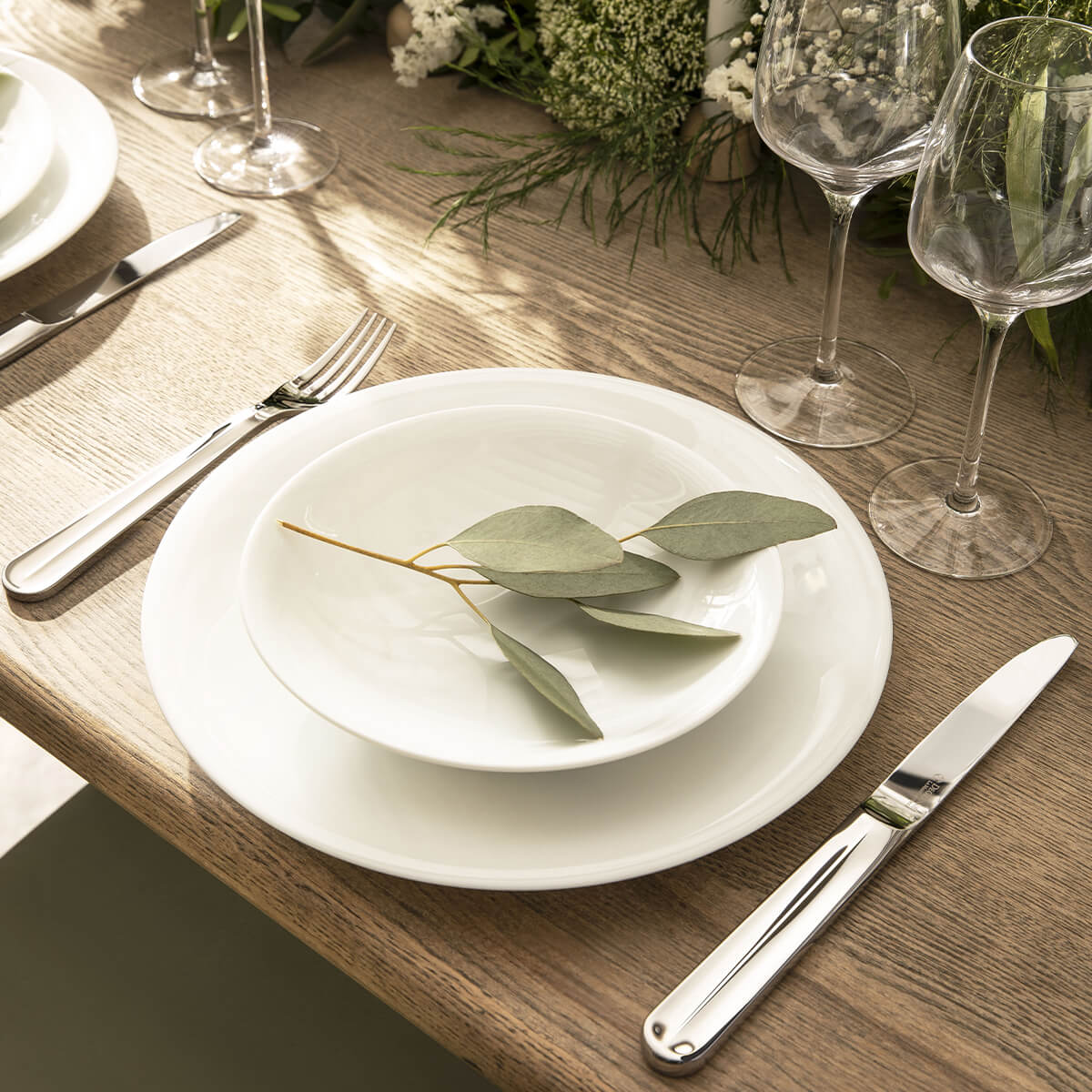 SD ONE WHITE Coupe plate 25 cm