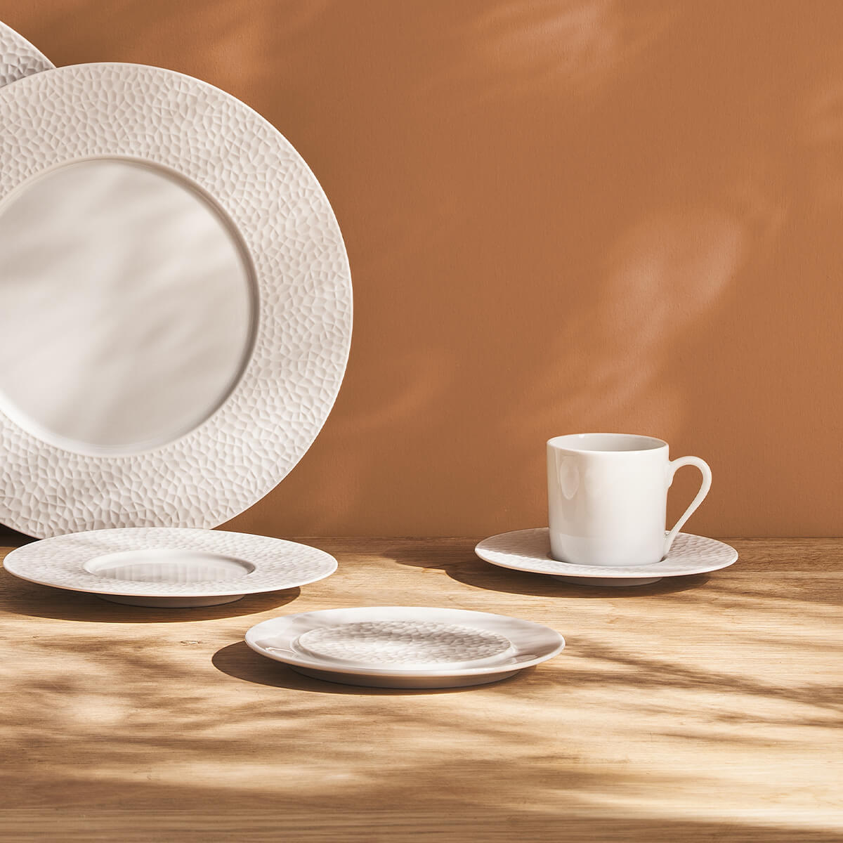 COLLECTION L FRAGMENT WHITE Coffee/expresso saucer 12,6 cm