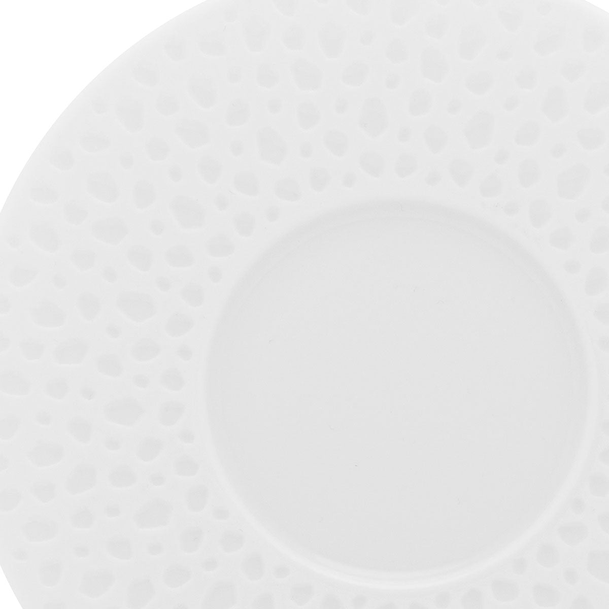 PERLES DE ROSEE BLANCHES Tea/coffee saucer 15,8 cm
